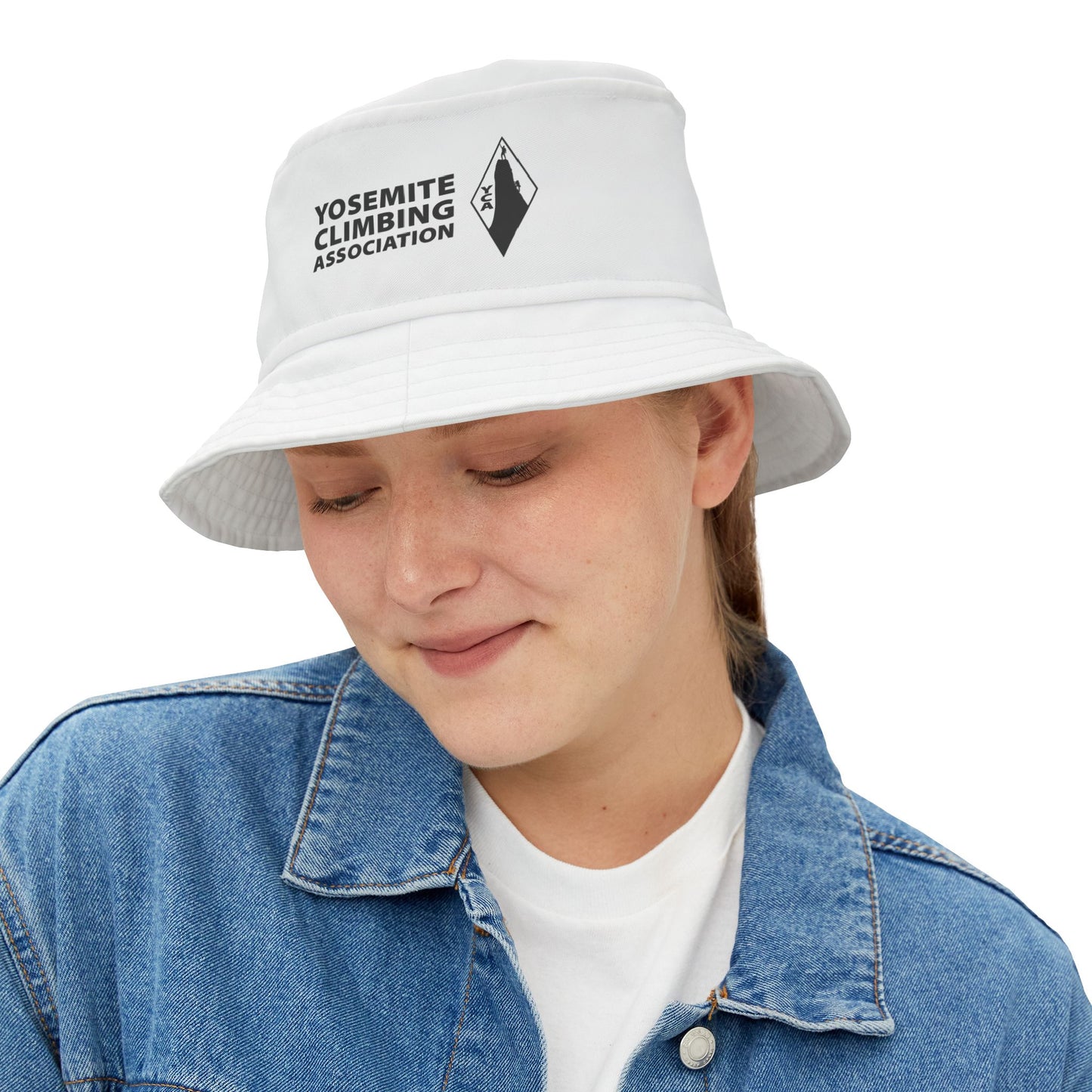Yosemite Climbing Association Bucket Hat with Silk Screened logo