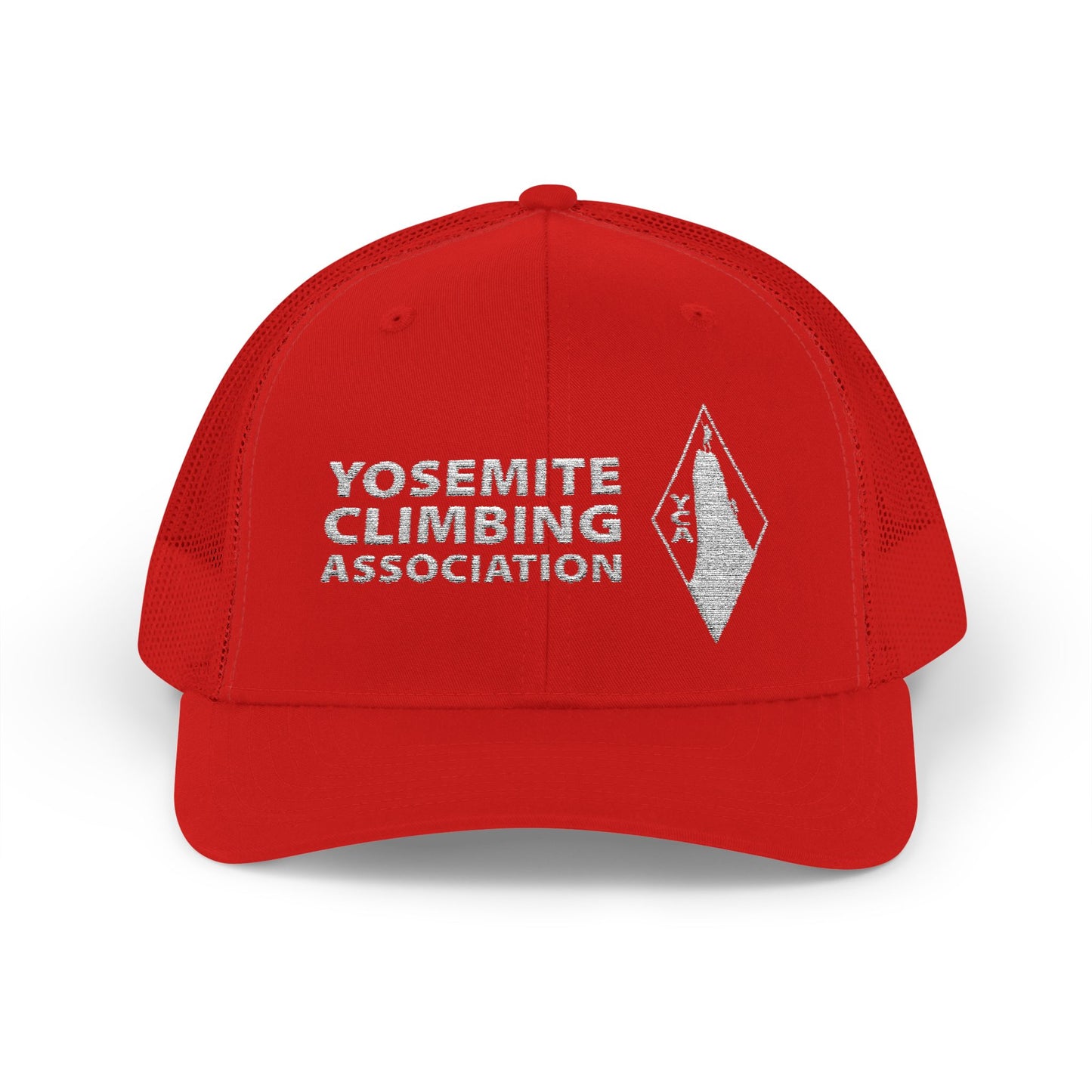 Yosemite Climbing Association Snapback Trucker Cap, Silk Screen Logo