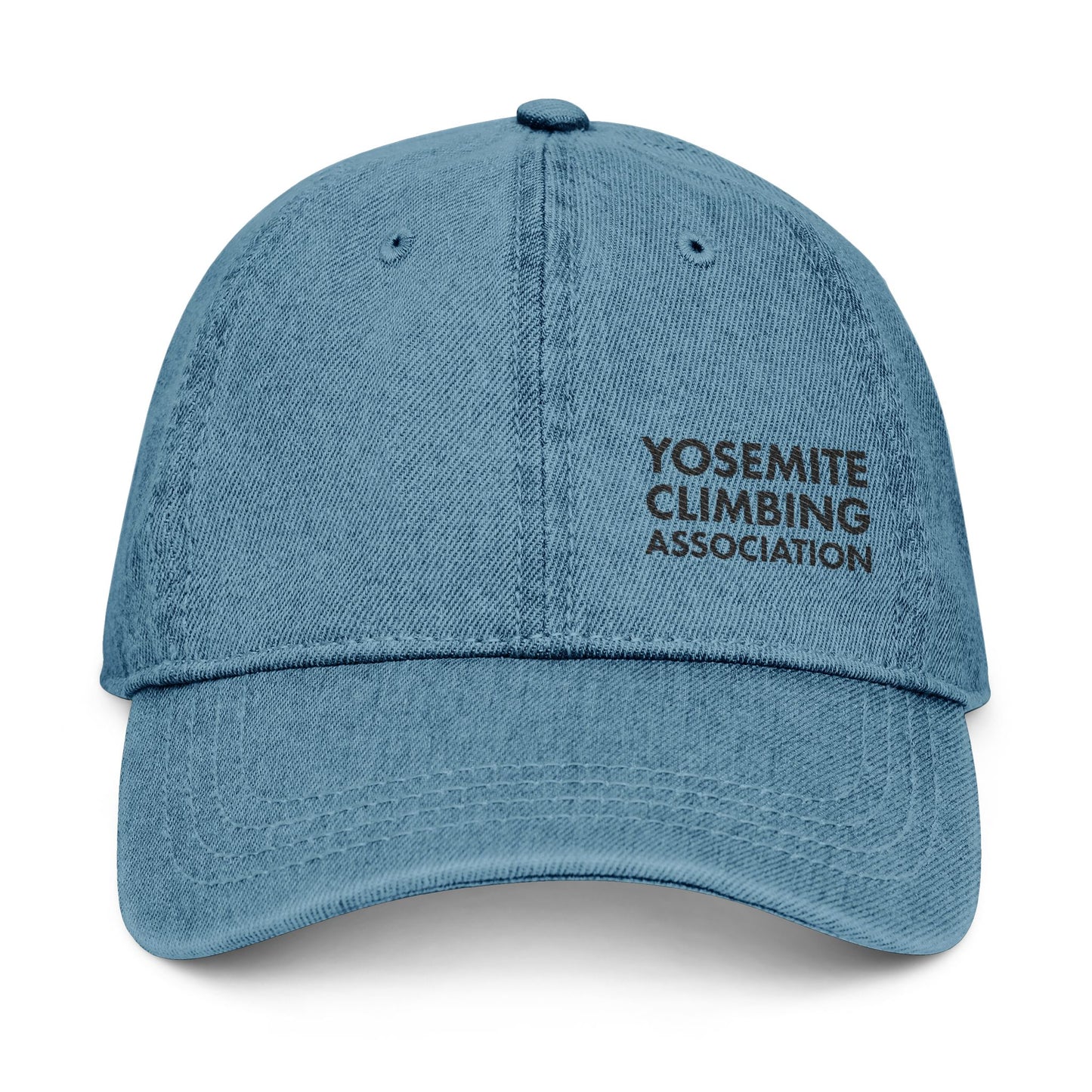Yosemite Climbing Association Denim Hat with Embroidered YCA Logo