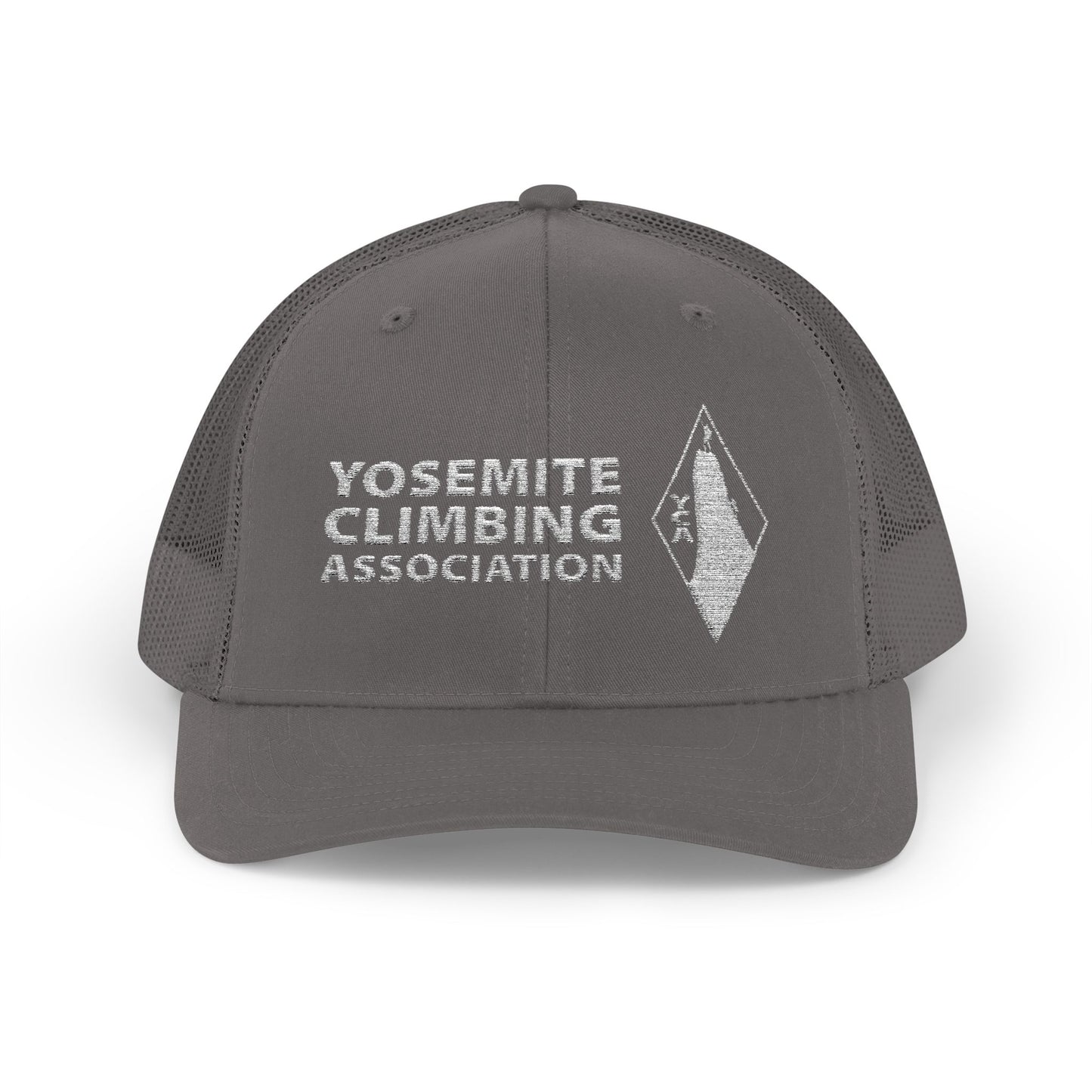 Yosemite Climbing Association Snapback Trucker Cap, Silk Screen Logo