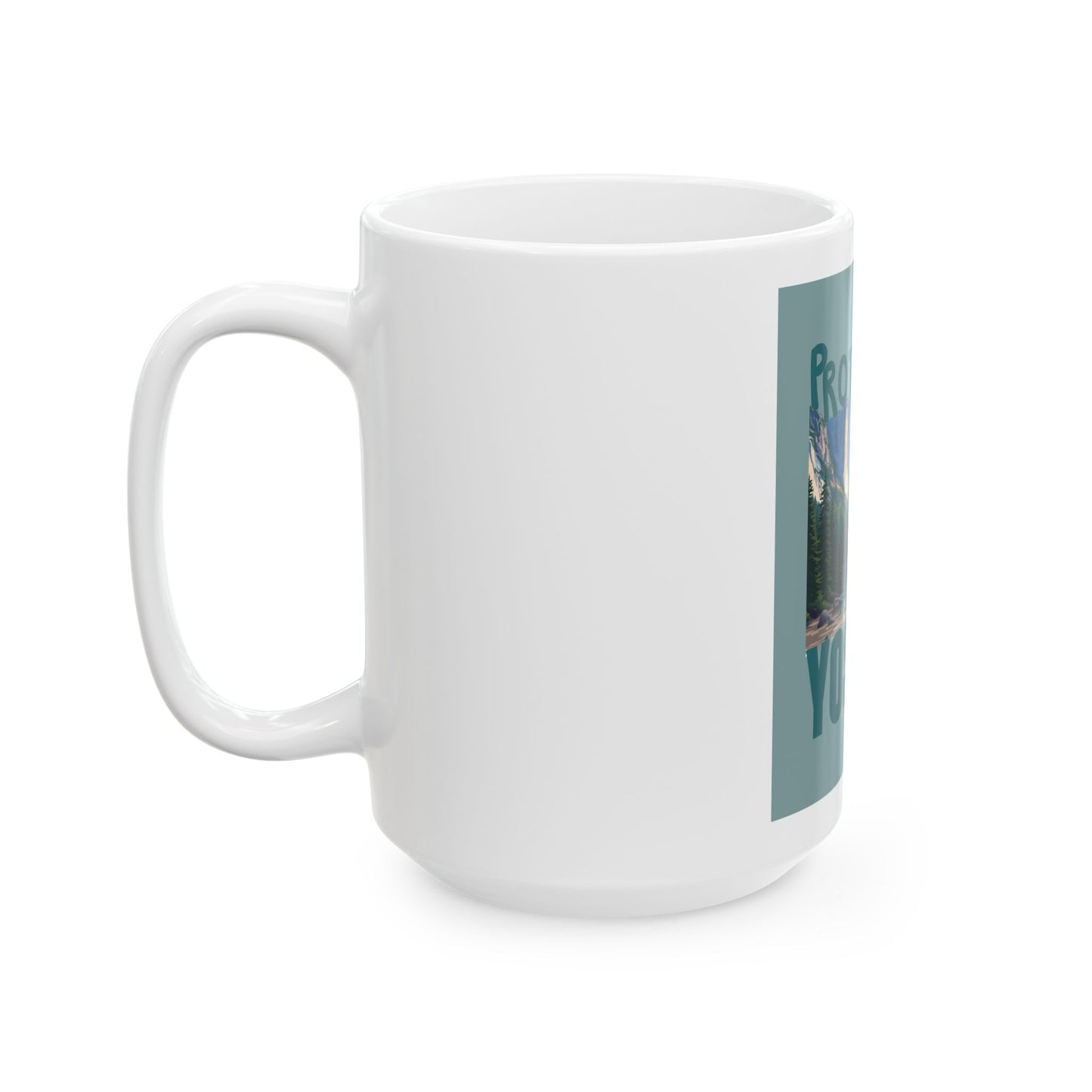 Ceramic Mug - Protect & Resist Design. 15oz.