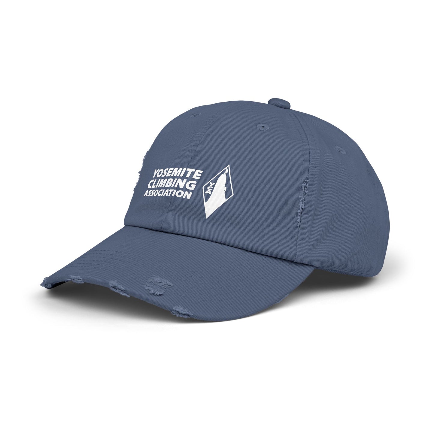 Yosemite Climbing Association Distressed Cap with Silk Screened Logo
