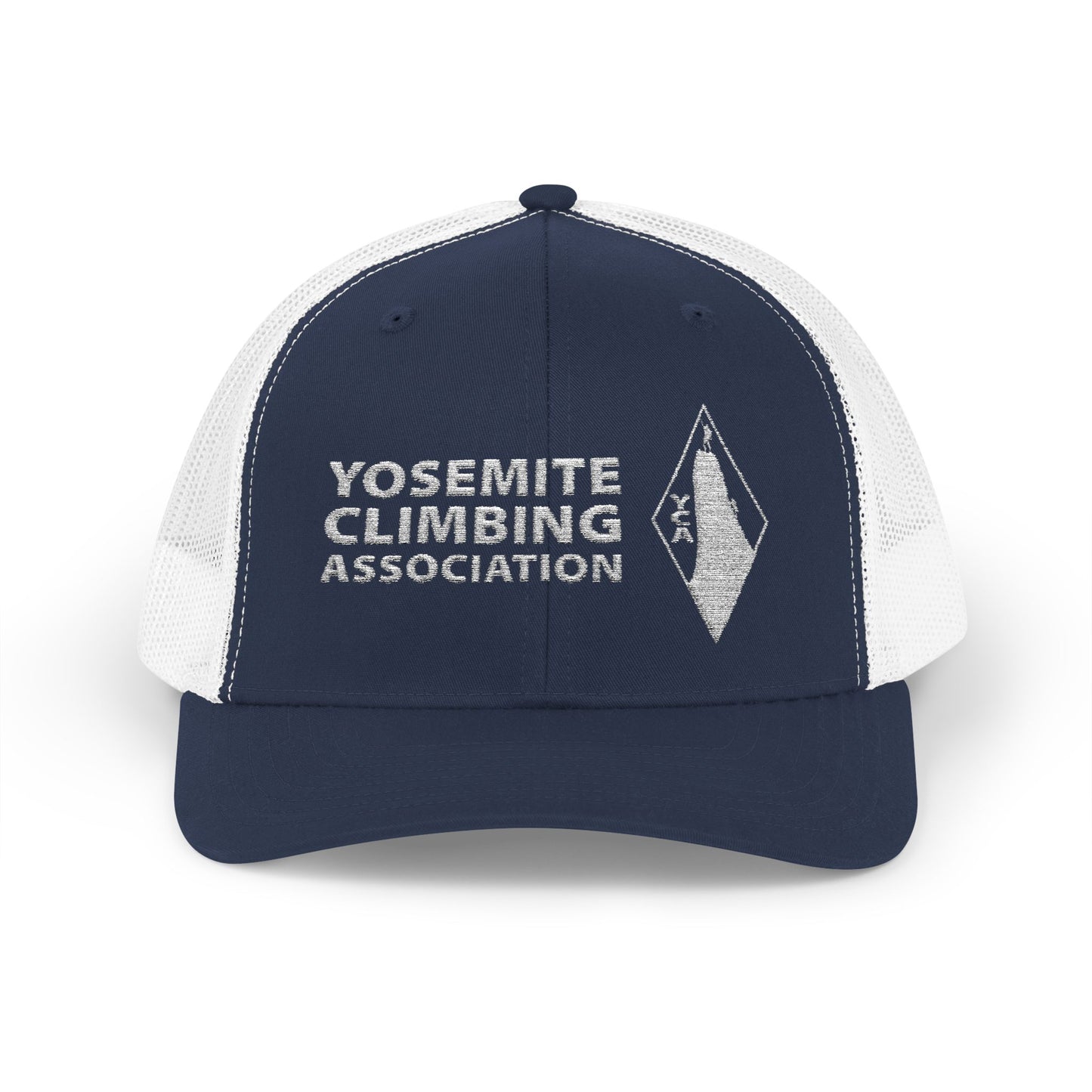 Yosemite Climbing Association Snapback Trucker Cap, Silk Screen Logo