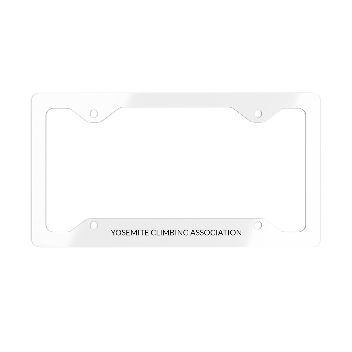 YOSEMITE CLIMBING ASSOCIATION Metal License Plate Frame