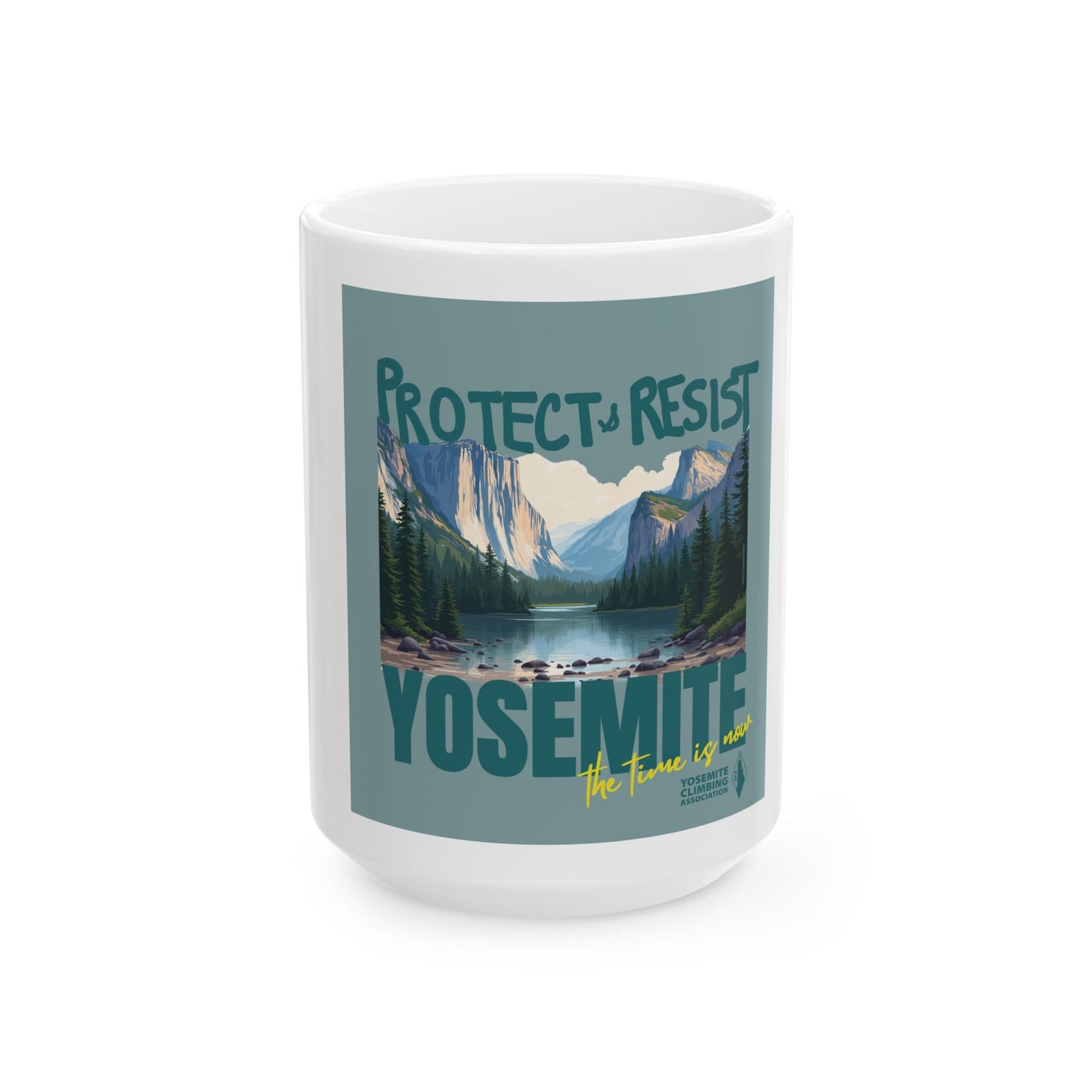 Ceramic Mug - Protect & Resist Design. 15oz.
