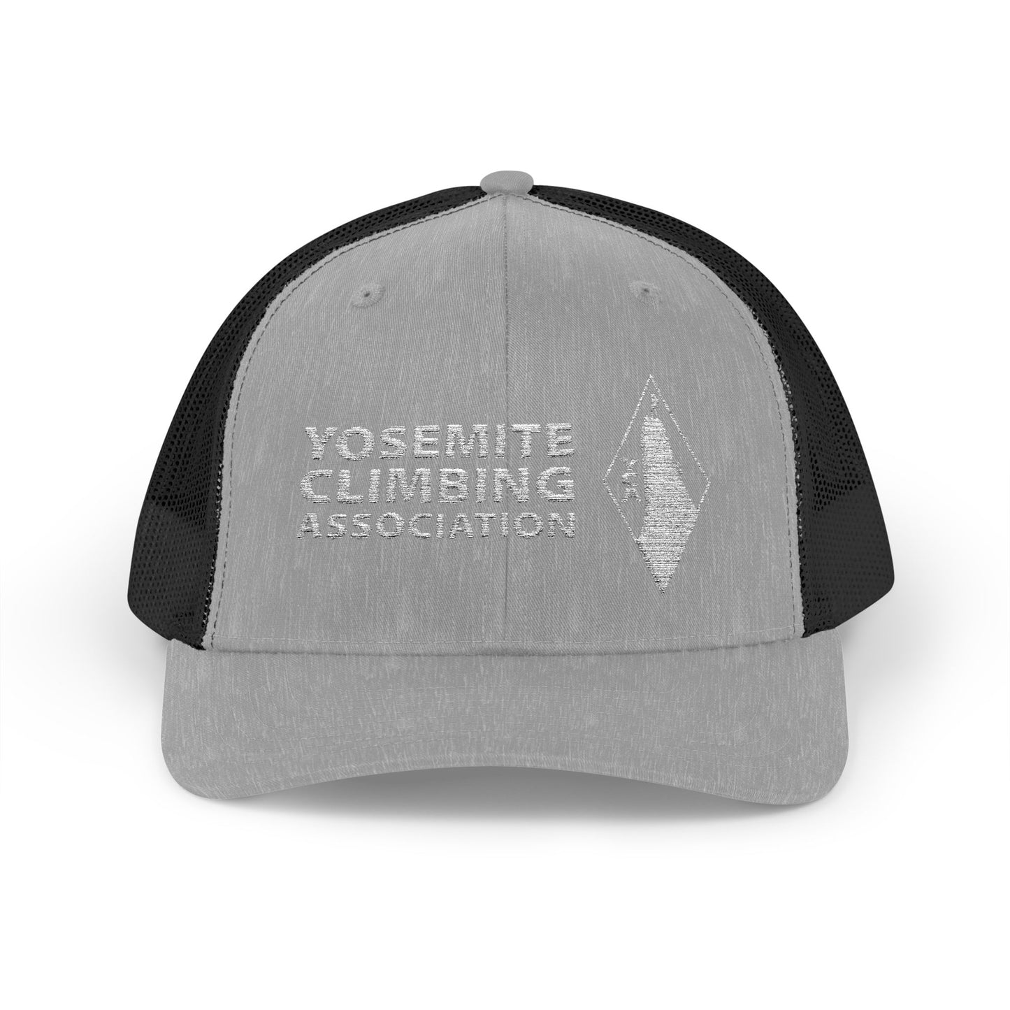 Yosemite Climbing Association Snapback Trucker Cap, Silk Screen Logo