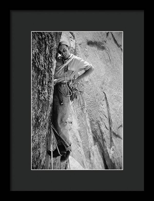 Royal Robbins on the First Ascent of the NW Face Half Dome | Framed Photo Print