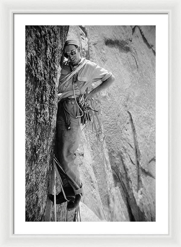 Royal Robbins on the First Ascent of the NW Face Half Dome | Framed Photo Print