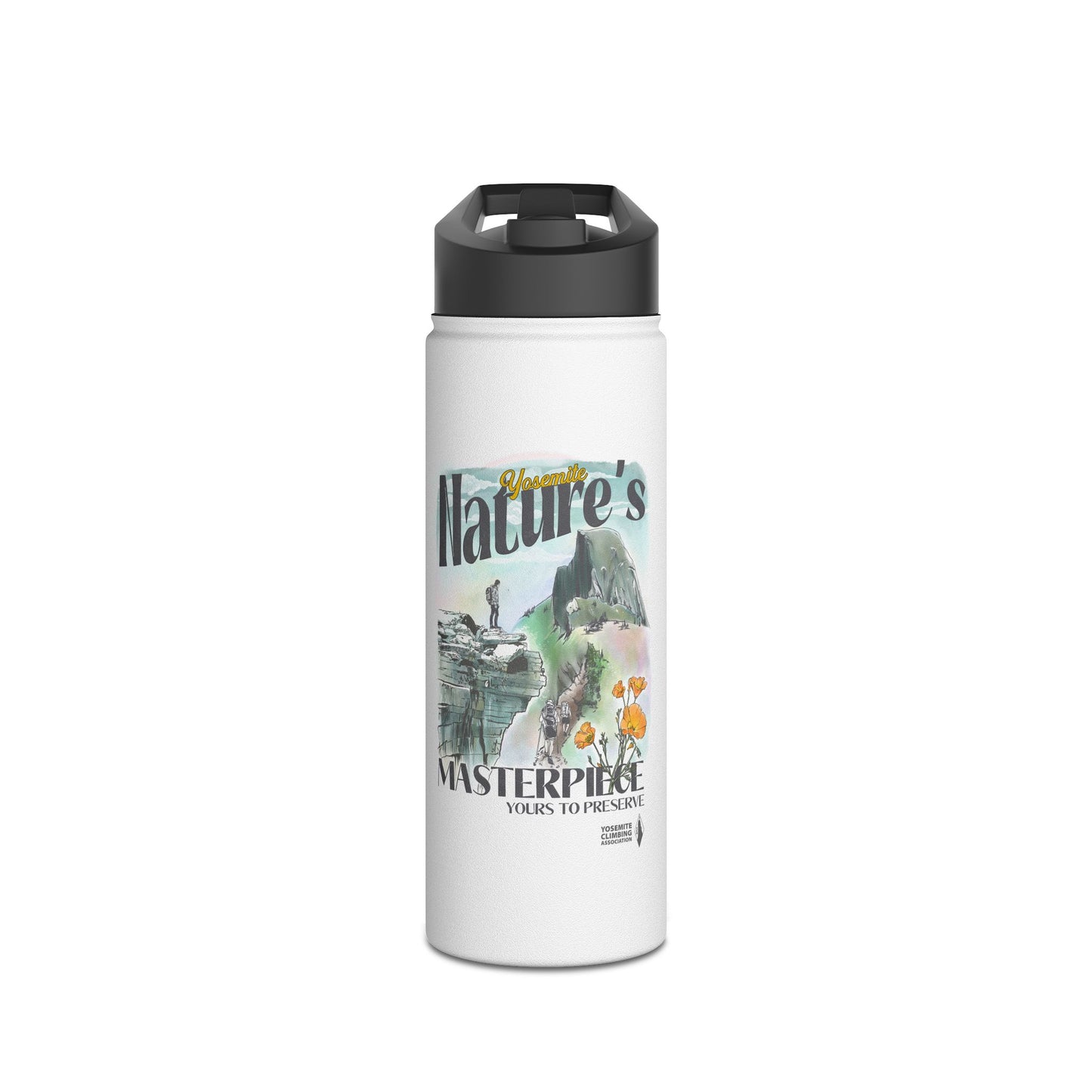 Nature's Masterpiece Stainless Steel Water Bottle