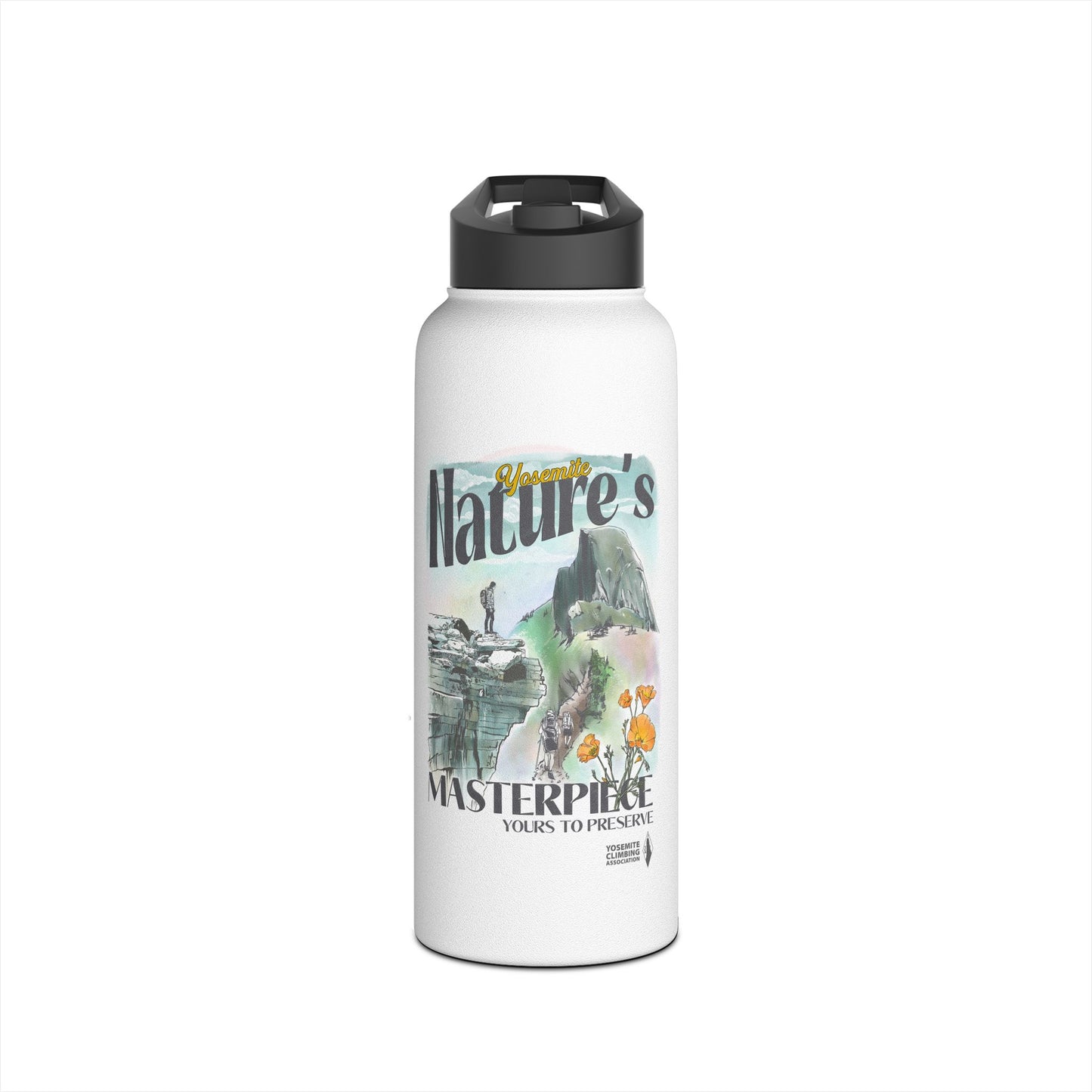Nature's Masterpiece Stainless Steel Water Bottle