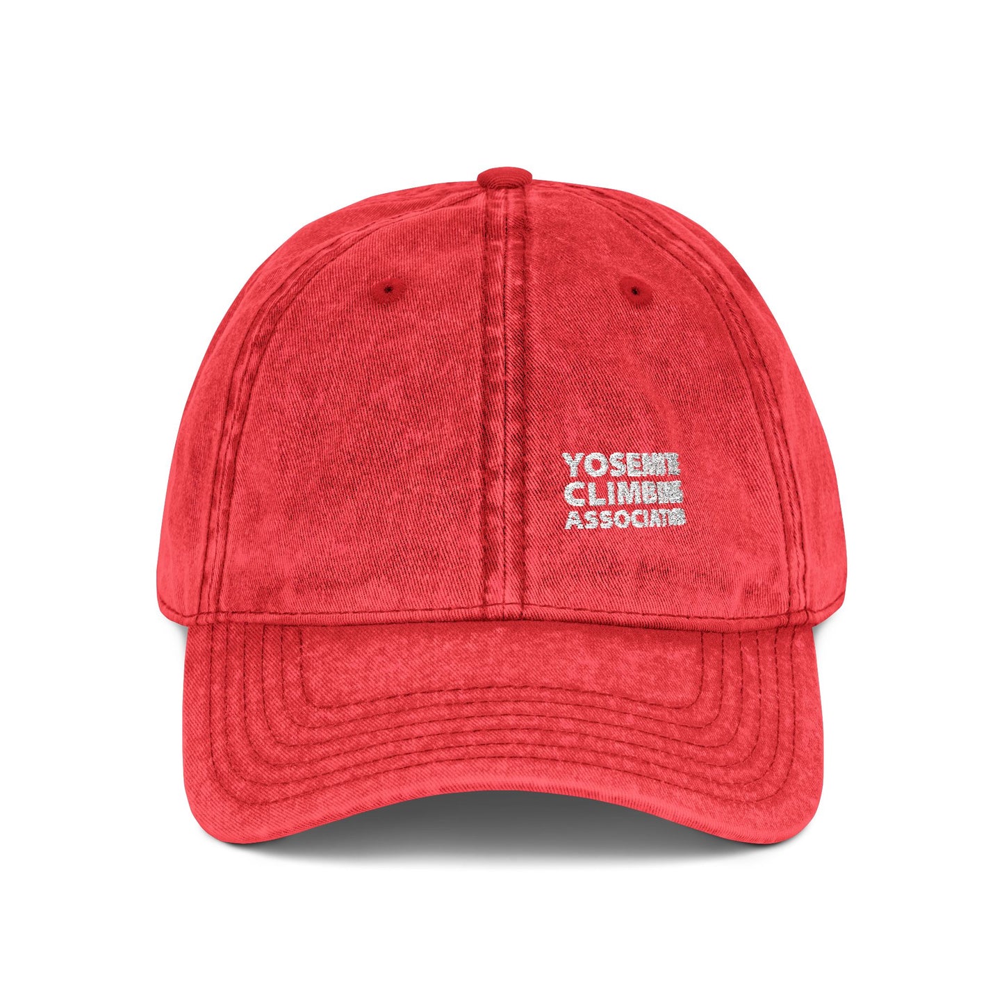 Vintage Yosemite Climbers Association Embroidered Cap - - Retro Style Hat