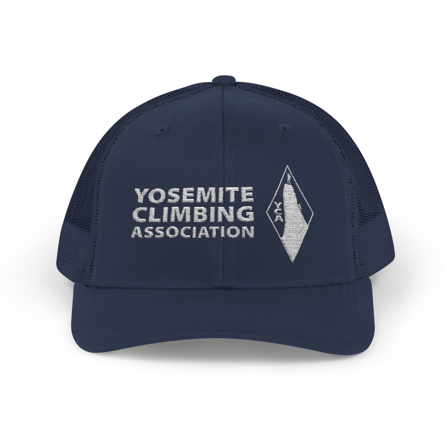 Yosemite Climbing Association Snapback Trucker Cap, Silk Screen Logo