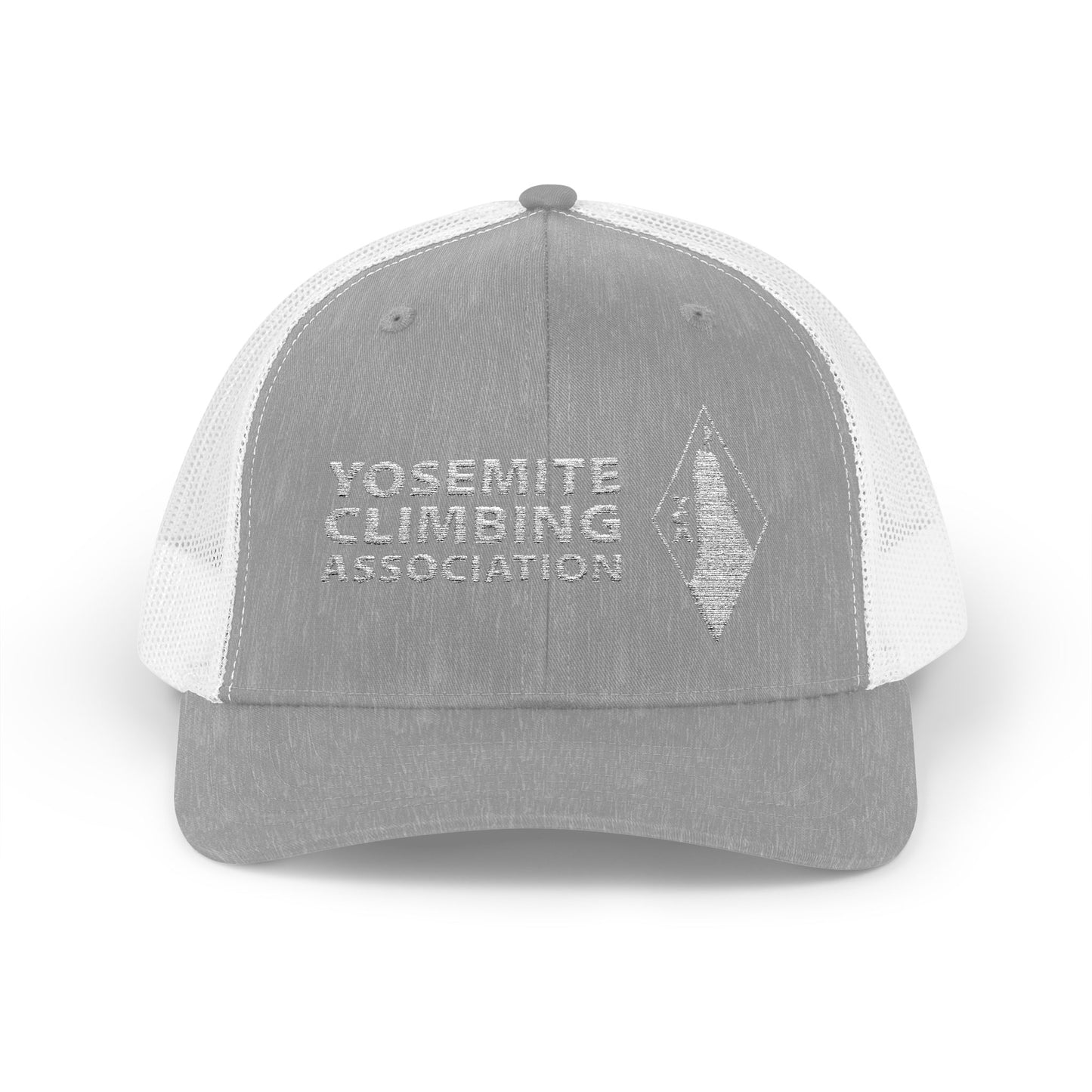 Yosemite Climbing Association Snapback Trucker Cap, Silk Screen Logo