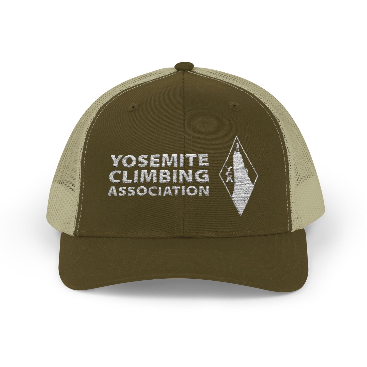 Yosemite Climbing Association Snapback Trucker Cap, Silk Screen Logo