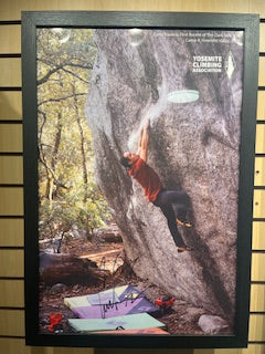 First Ascent of the NW Face of Half Dome | 16" x 24" Poster FRAMED & SIGNED