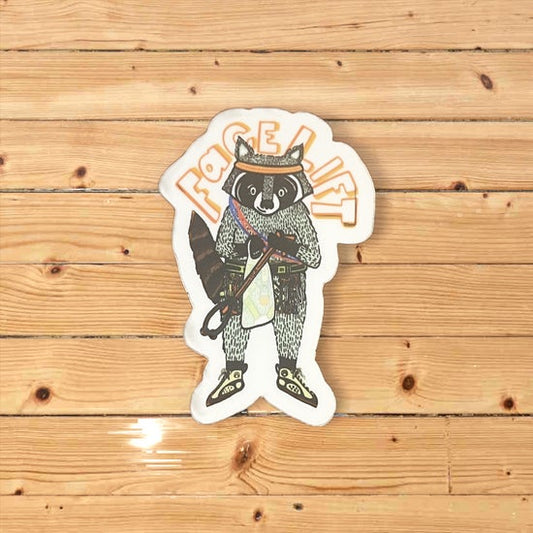 Raccoon Facelift Sticker