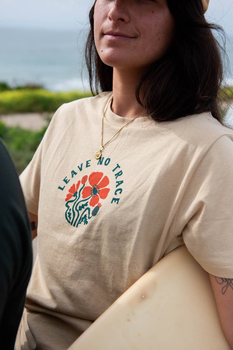 Leave No Trace Tee: XS, Palm Leaf