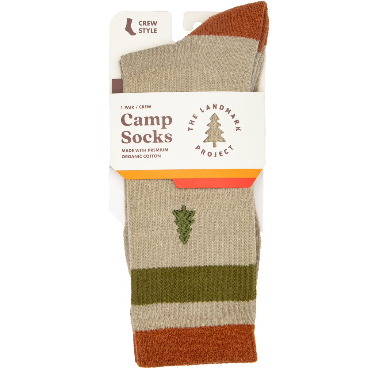 Out-of-Doors Club Sock: L/XL, Brown