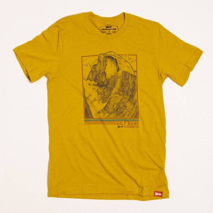 Half Dome Icon Tee - Prebook: Gold Heather, S
