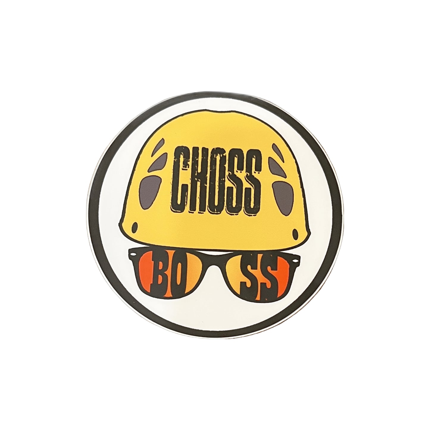 Choss Boss Sticker