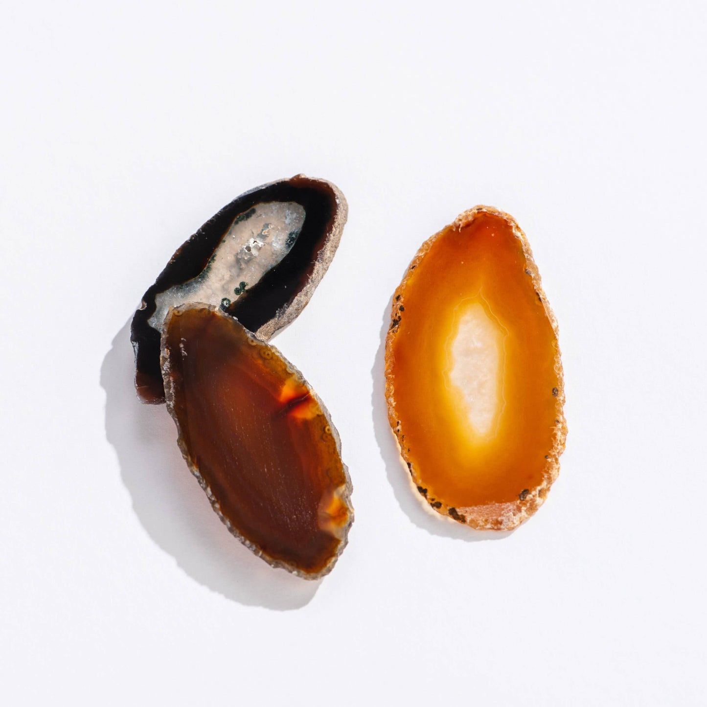 Natural Agate Slice Crystals - 36 pcs, 1”- 2”