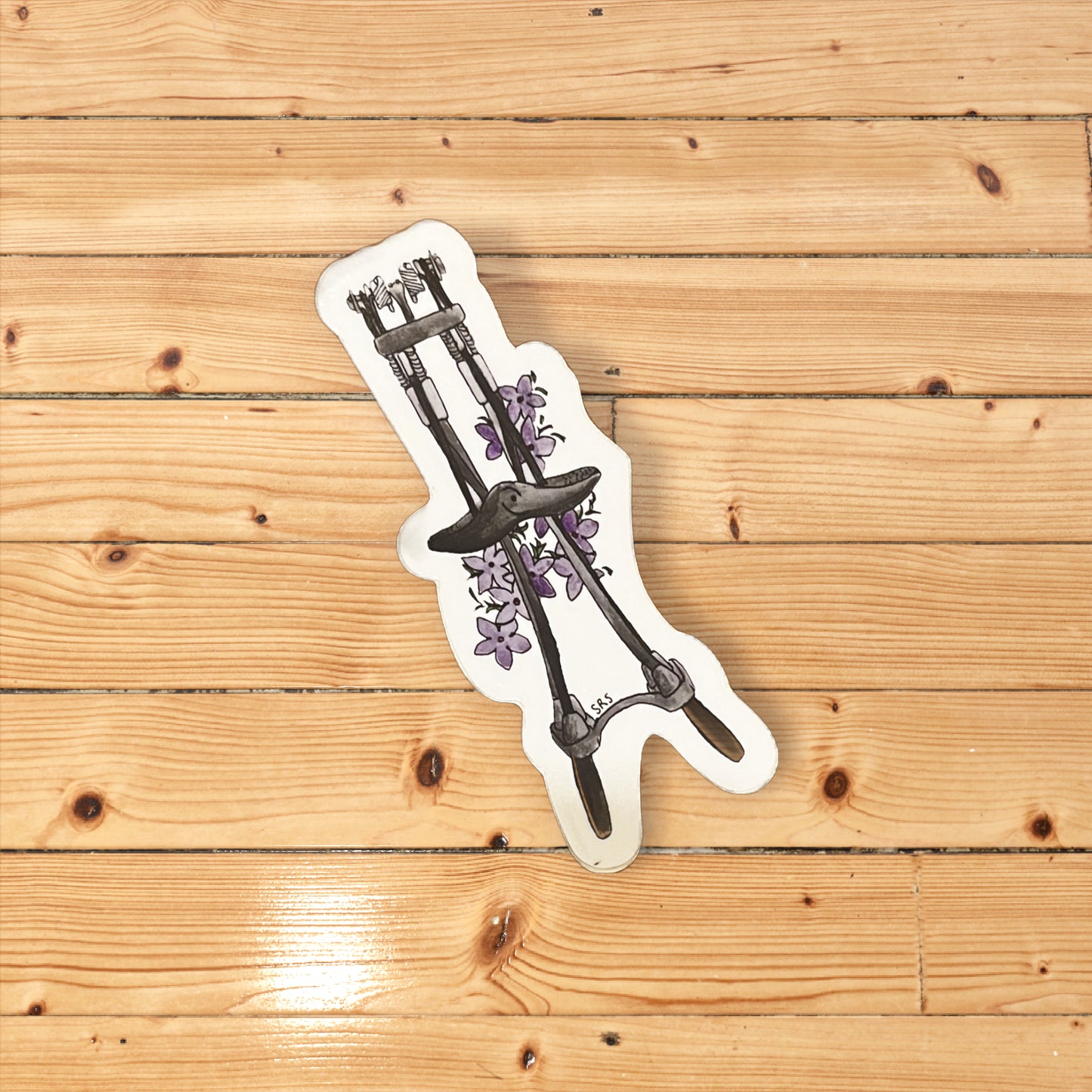 Climbing Cam Wildflower Sticker
