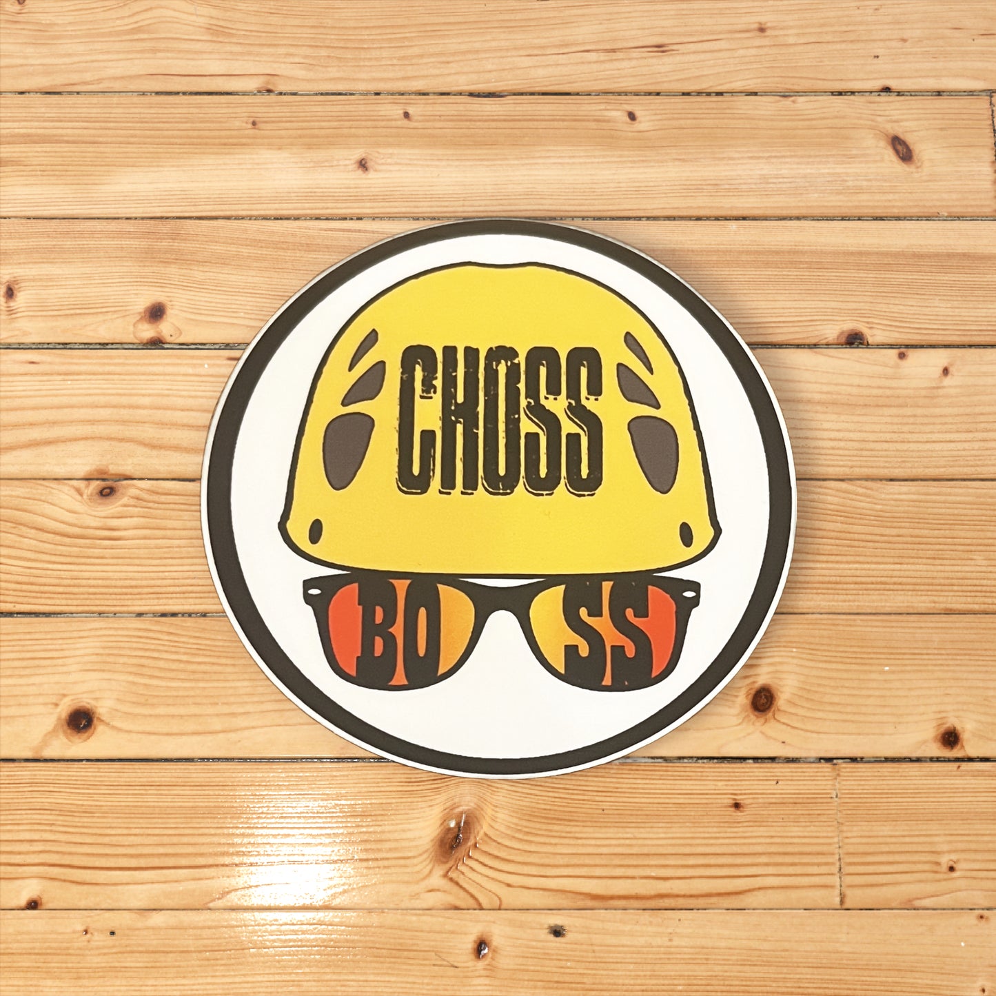 Choss Boss Sticker