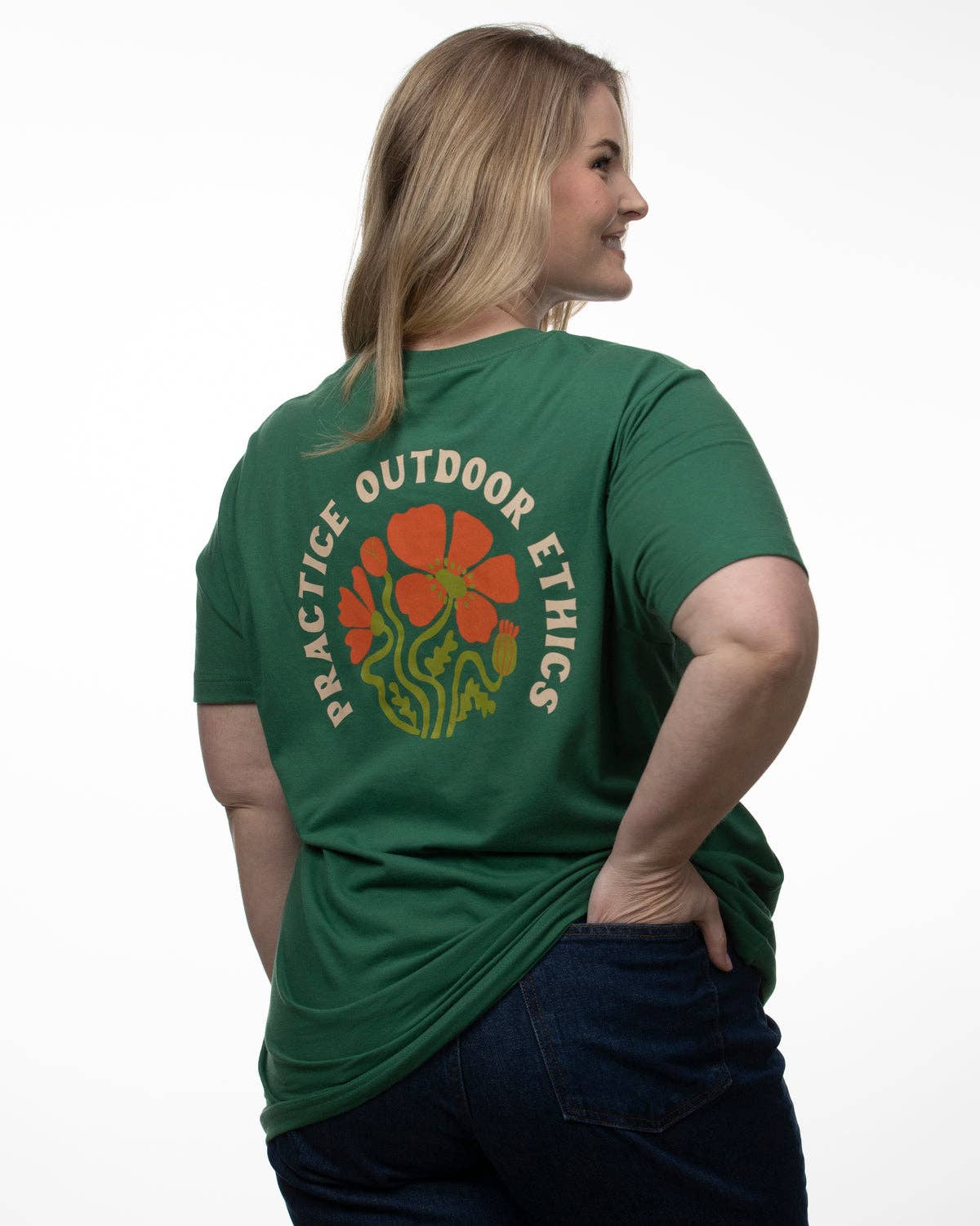 Leave No Trace Tee: XS, Palm Leaf