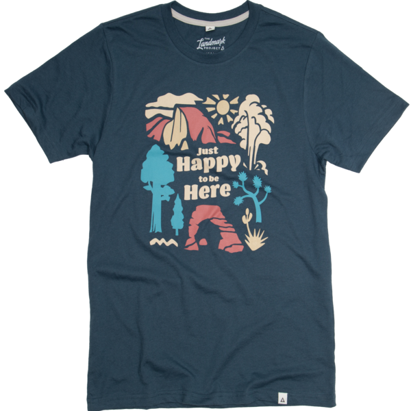 Just Happy to Be Here T-shirt: XL, Canyon