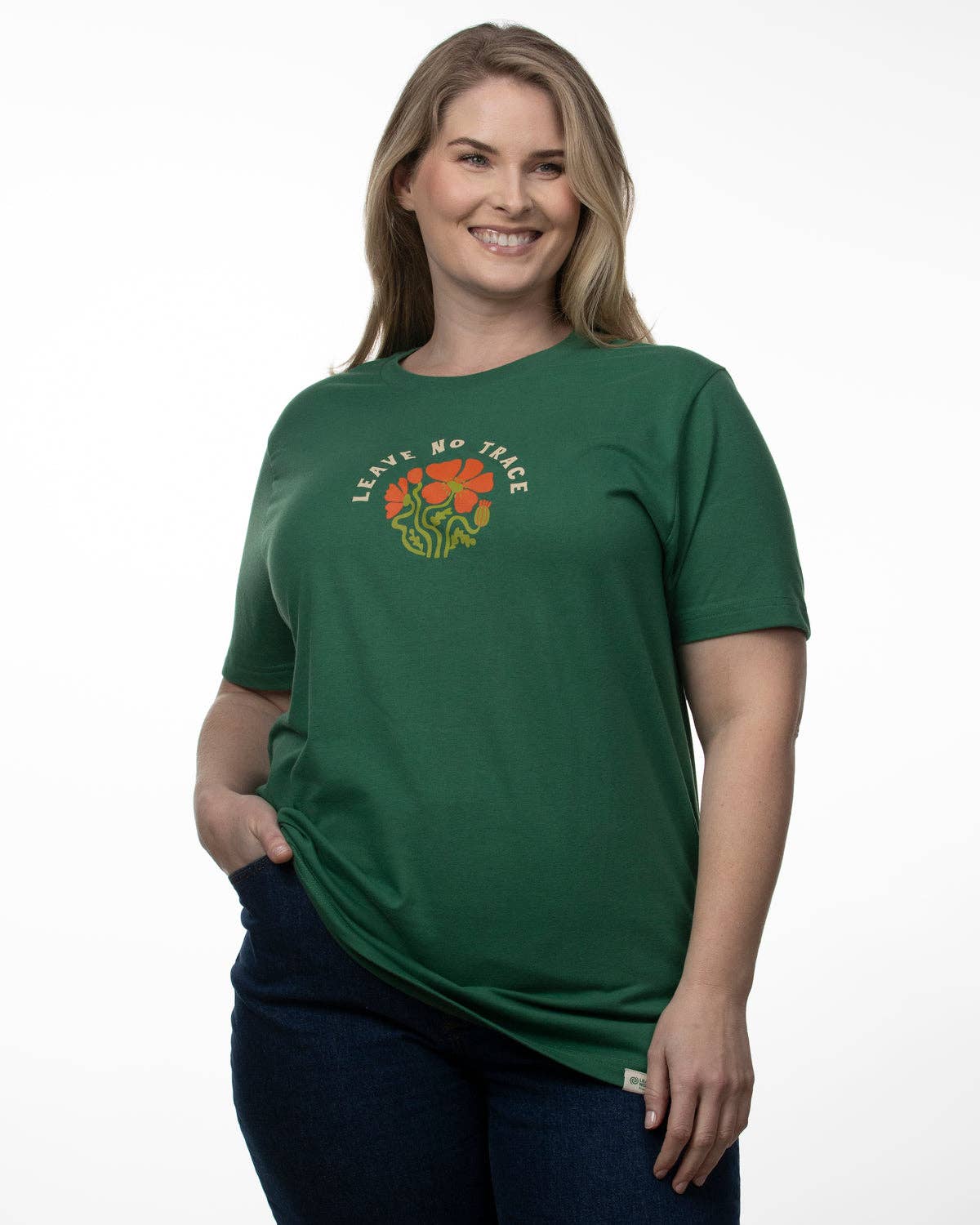 Leave No Trace Tee: XS, Palm Leaf