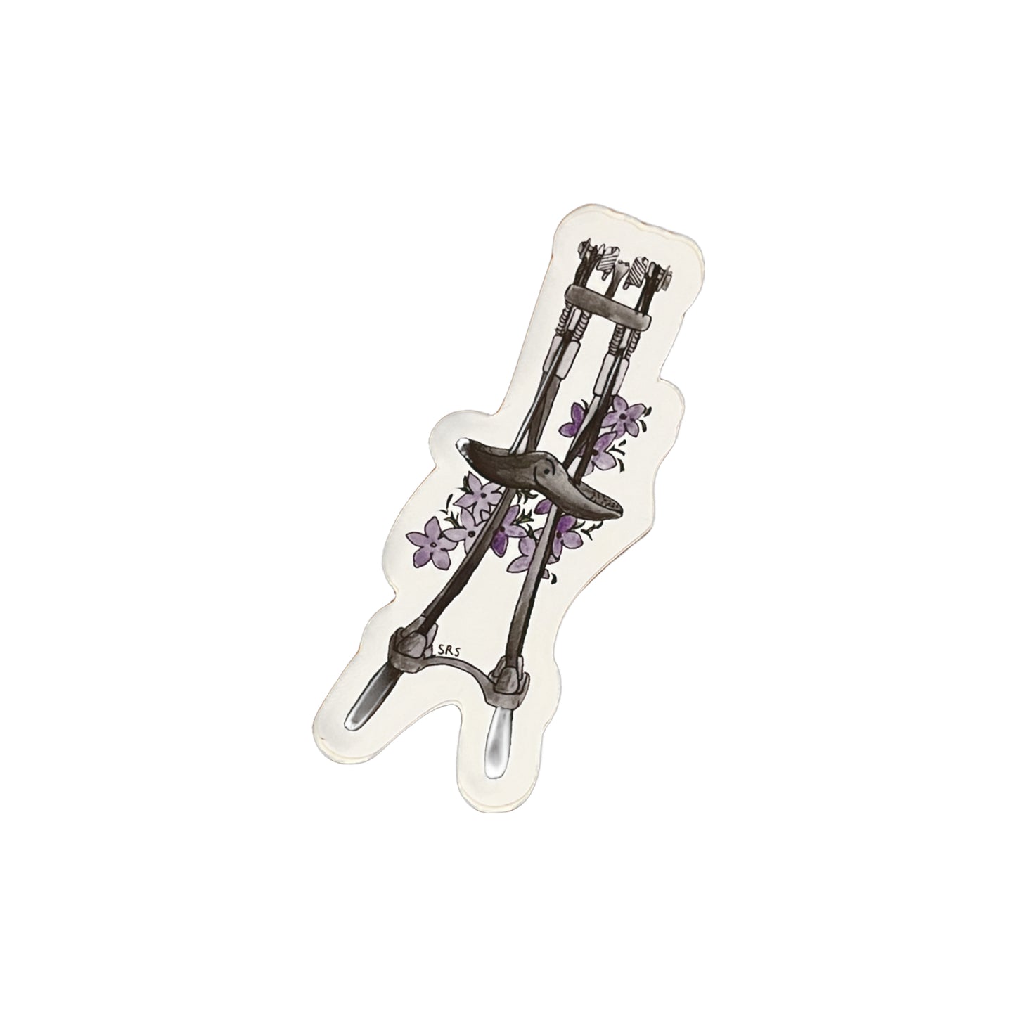 Climbing Cam Wildflower Sticker