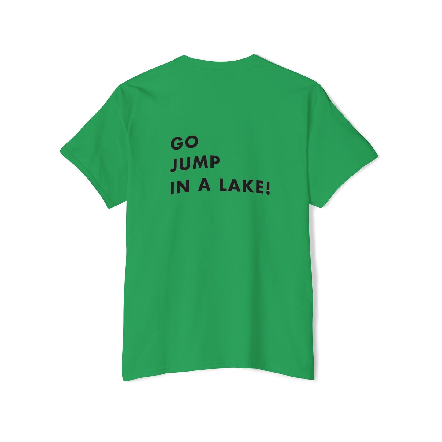 Go Jump in a Lake - Unisex Heavy Cotton Pocket Tee
