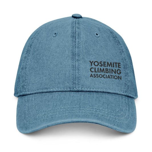 Yosemite Climbing Association Denim Hat with Embroidered YCA Logo