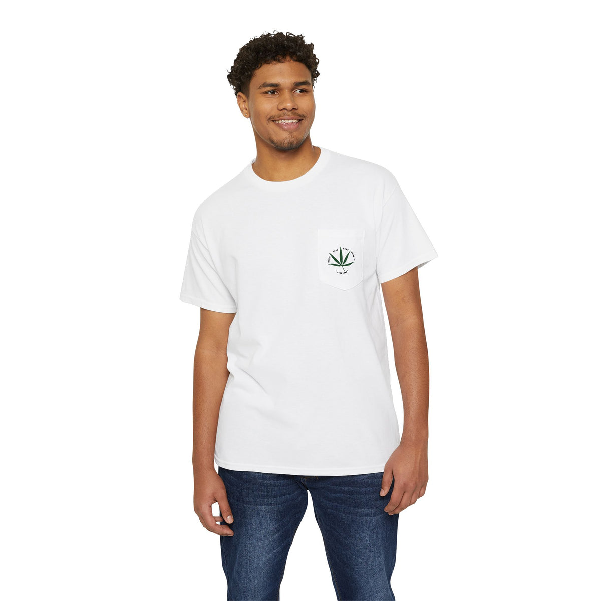 Go Jump in a Lake - Unisex Heavy Cotton Pocket Tee