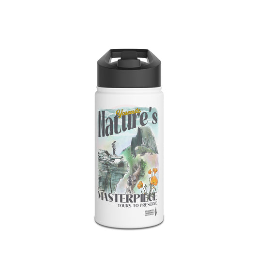 Nature's Masterpiece Stainless Steel Water Bottle