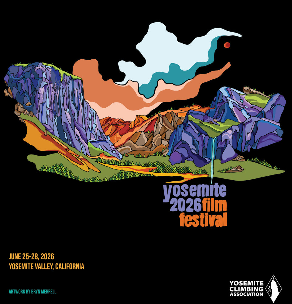 2026 Yosemite Film Festival Poster | Artwork by Bryn Merrell | 20" x 20"
