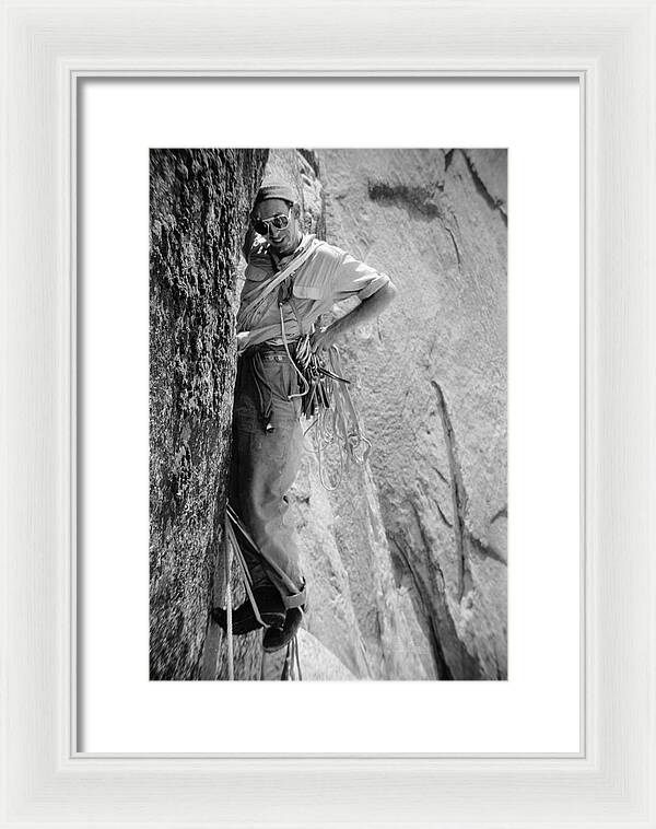 Royal Robbins on the First Ascent of the NW Face Half Dome |  Framed Photo Print