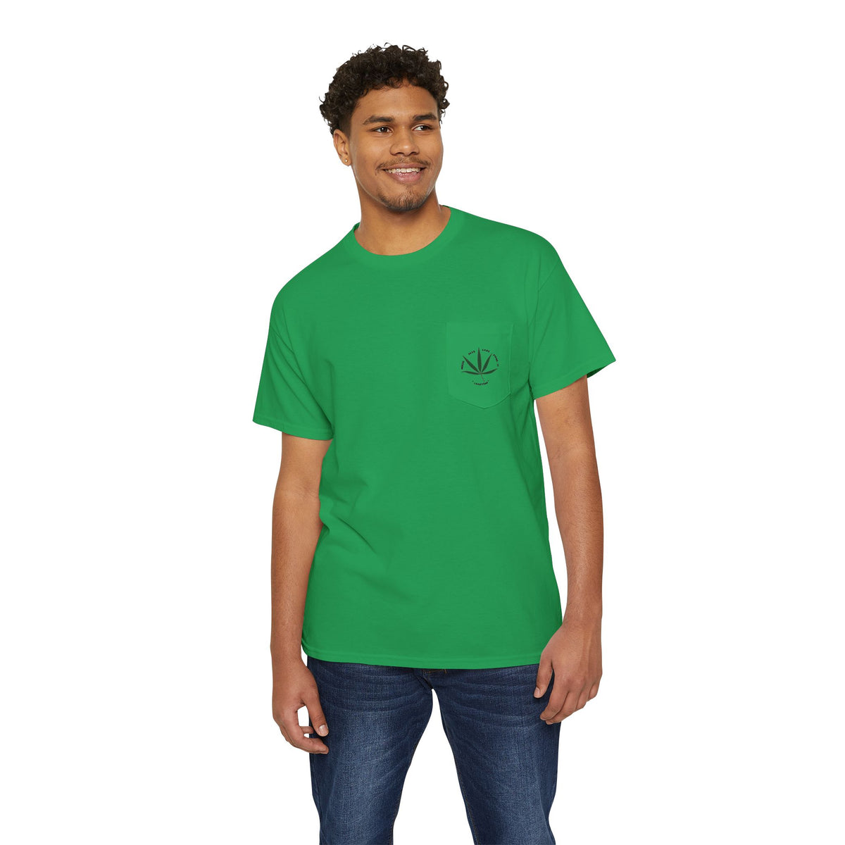 Go Jump in a Lake - Unisex Heavy Cotton Pocket Tee