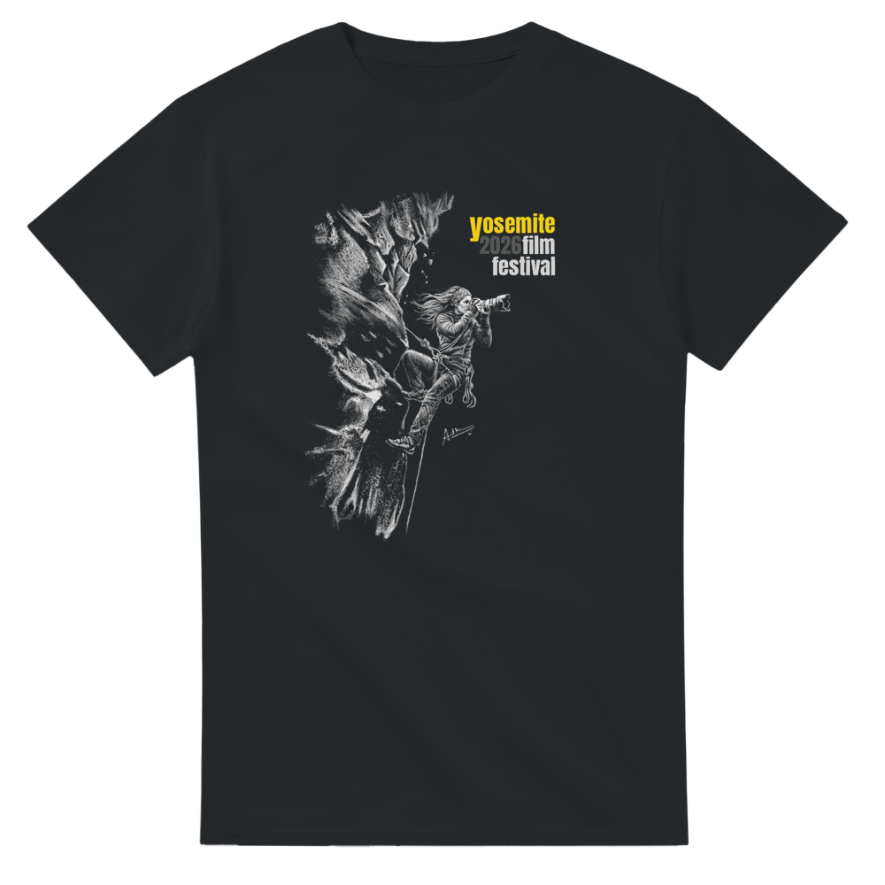 Amit Kulshrestha Charcoal drawing | Front Print. YCA Logo Center Back | Heavyweight Unisex Crewneck T-shirt | Gildan® 5000