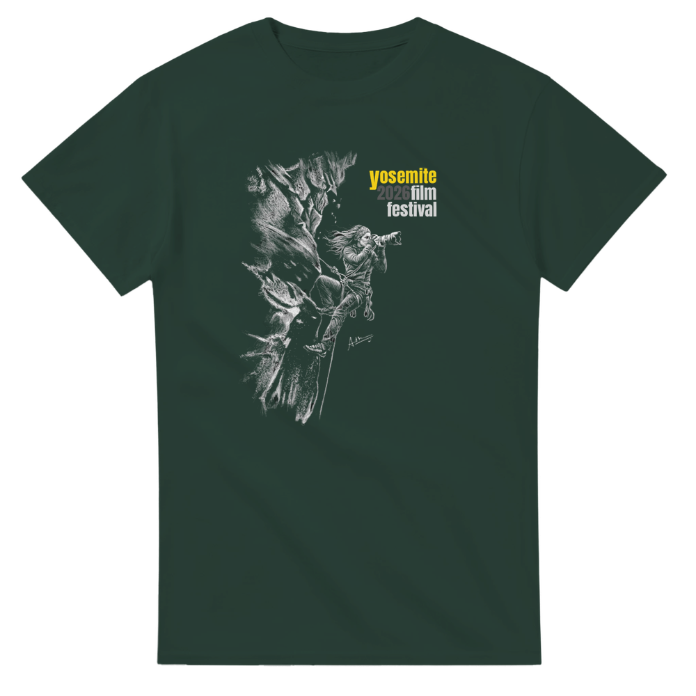 Amit Kulshrestha Charcoal drawing | Front Print. YCA Logo Center Back | Heavyweight Unisex Crewneck T-shirt | Gildan® 5000
