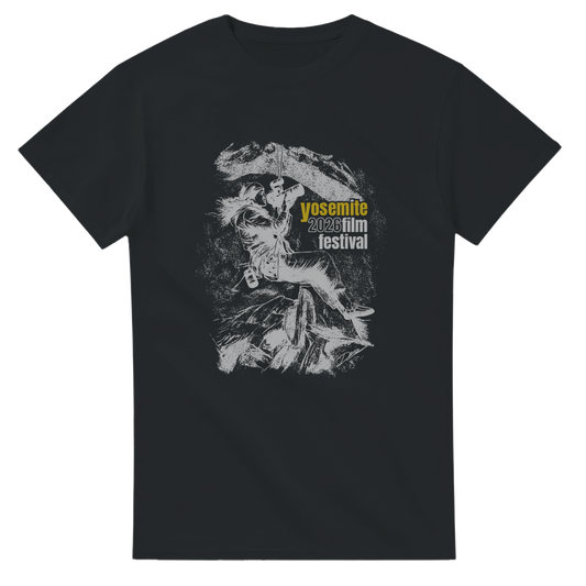 Dimas Bayu Perkasa drawing | Front Print. YCA Logo Left Sleeve | Heavyweight Unisex Crewneck T-shirt | Gildan® 5000