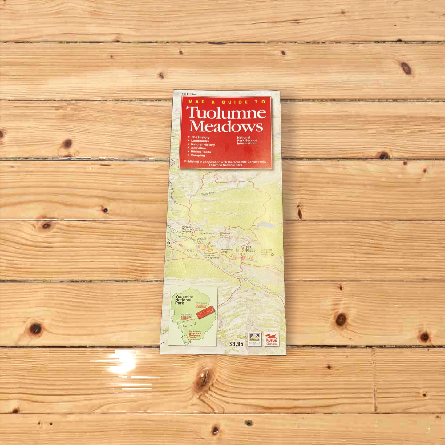 Map & Guide to Tuolumne Meadows