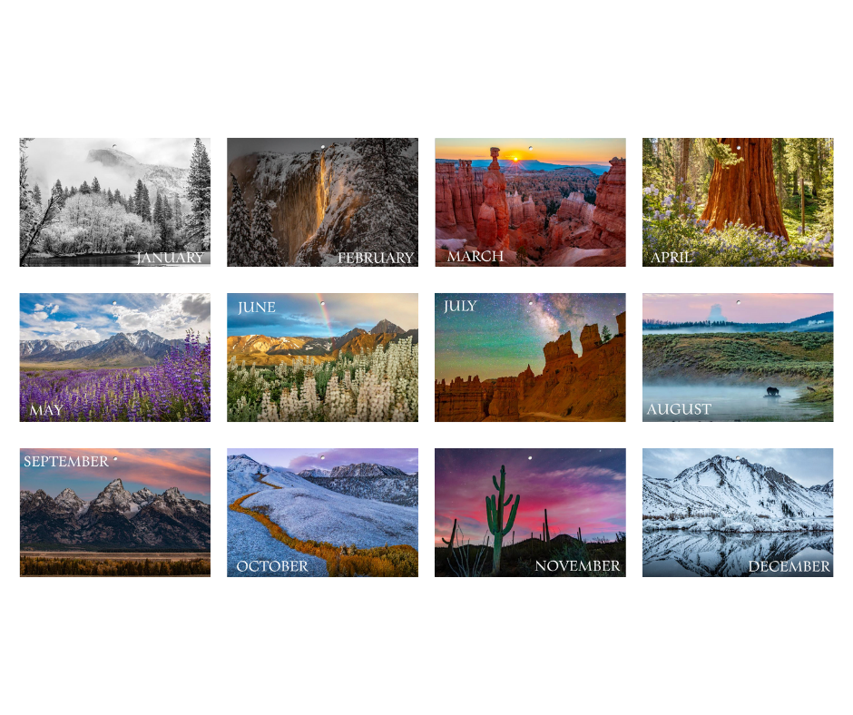 2026 An Ode To Awe Calendar by Dakota Snider Photography