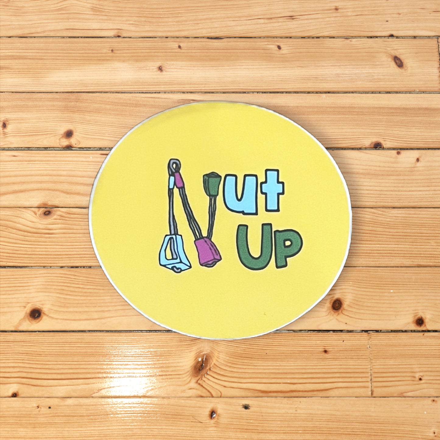 Nut Up Sticker