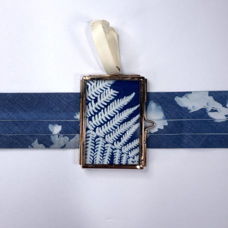Sierra Sown — Cyanotype Ornament