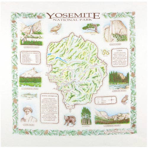 Printed Image Yosemite National Park Bandanna