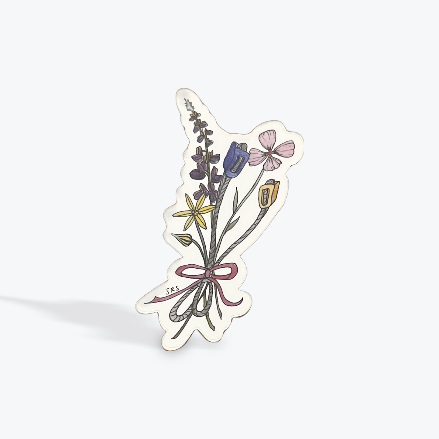 Climbing Nuts Wildflower Sticker