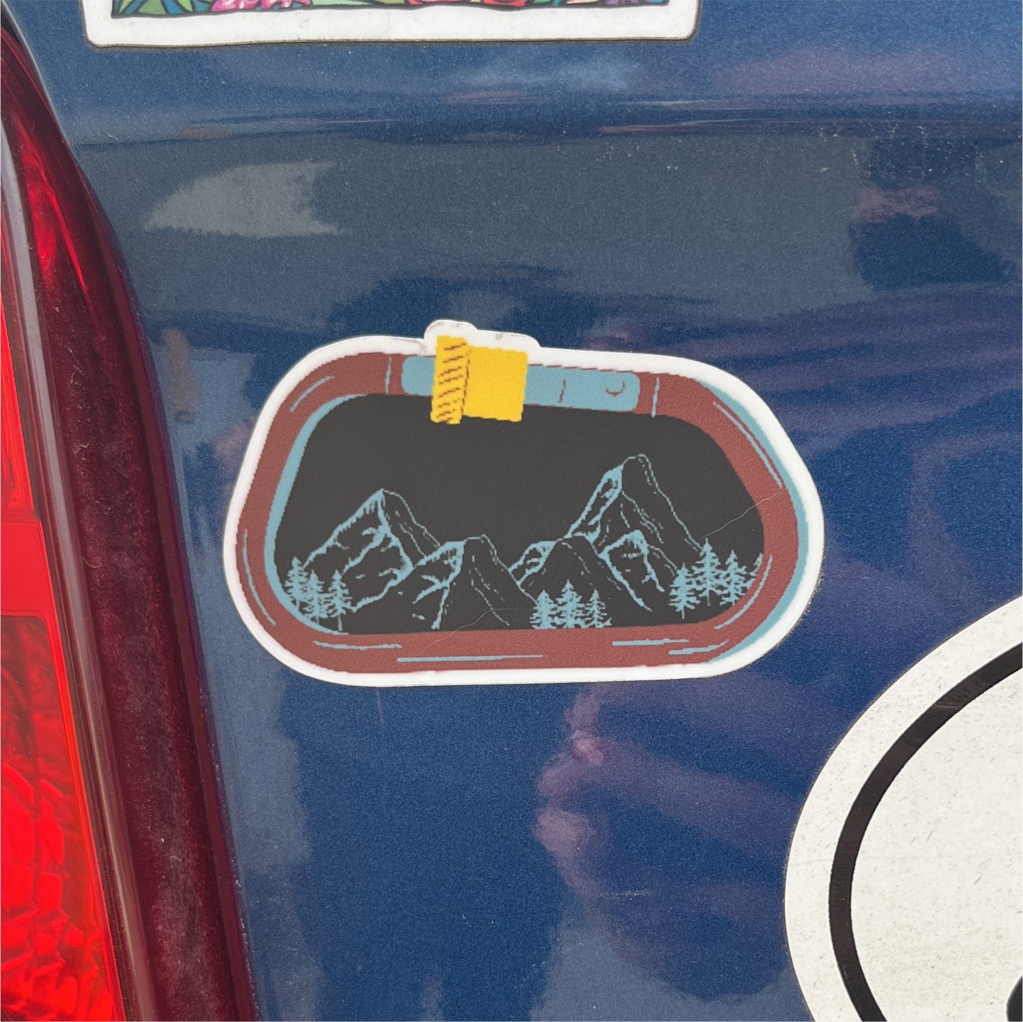 Mountain Carabiner Sticker