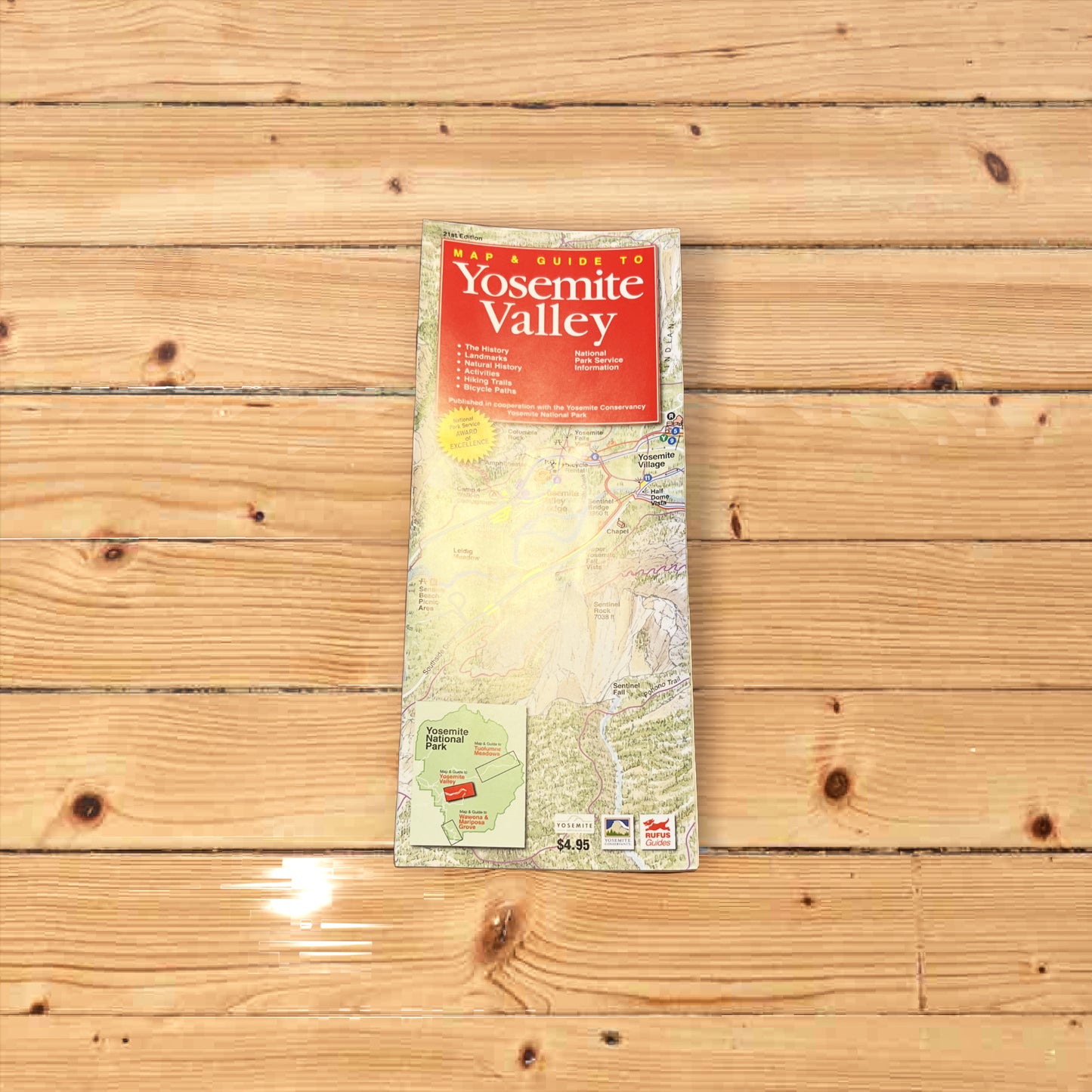 Map & Guide to Yosemite Valley