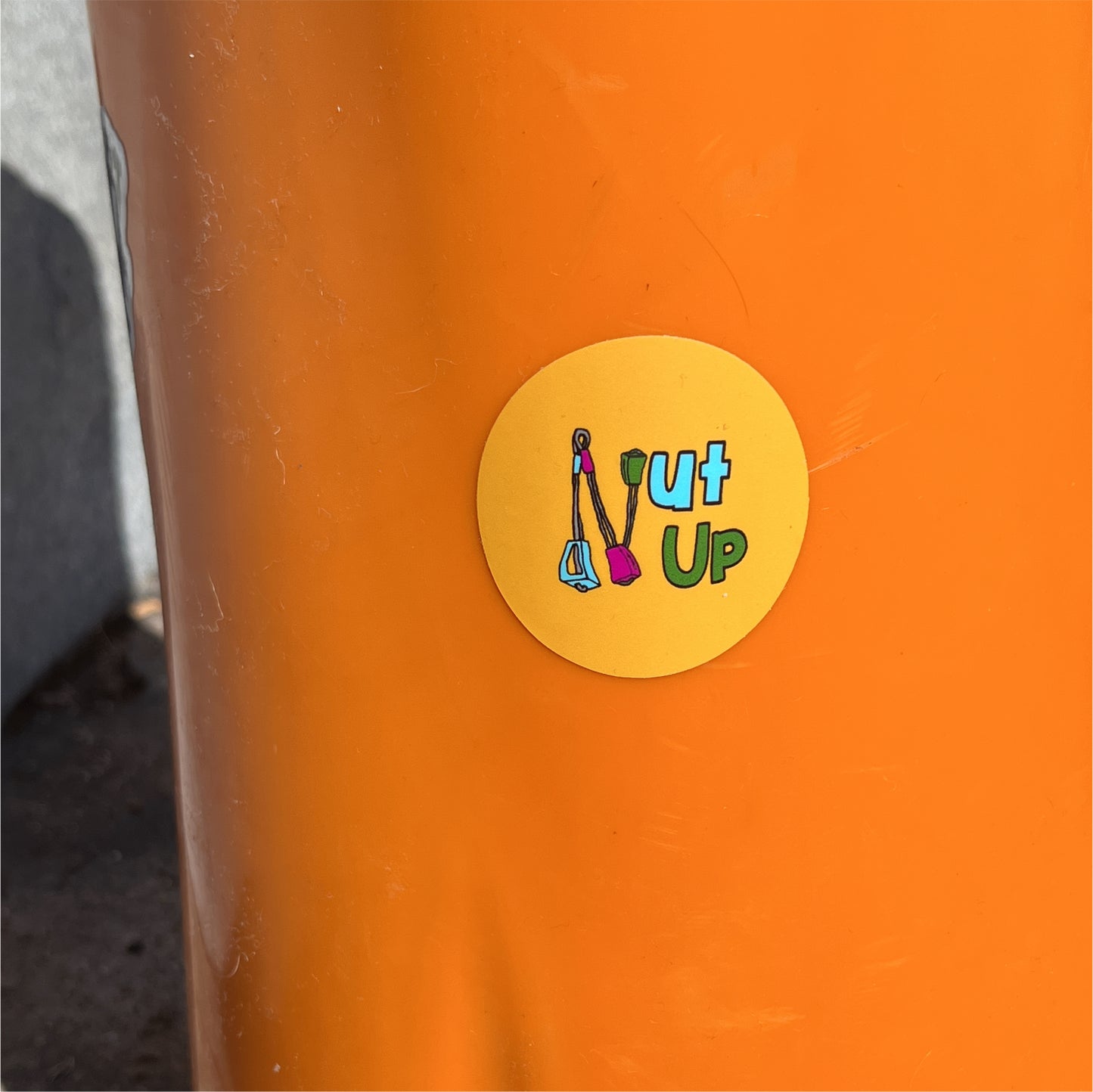 Nut Up Sticker